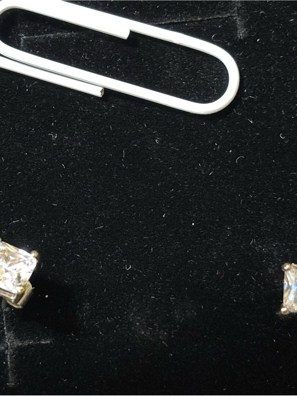 Classic Clear Cubic Zirconia Stud Earrings - Goldcubic zirconia